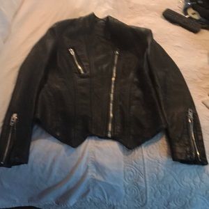 Blanknyc faux leather jacket wore once size XS